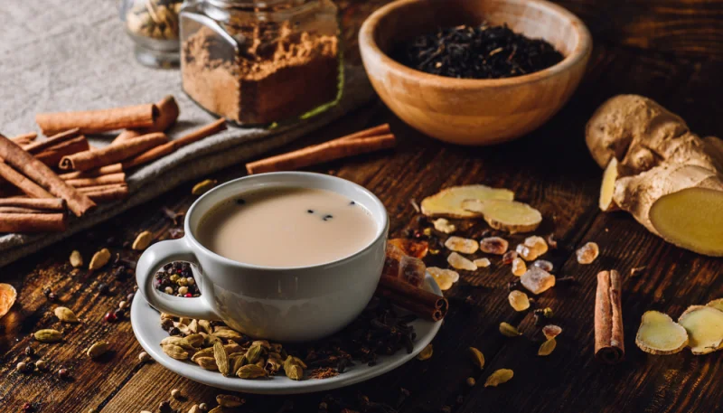 Thé indien (Chaï latte)