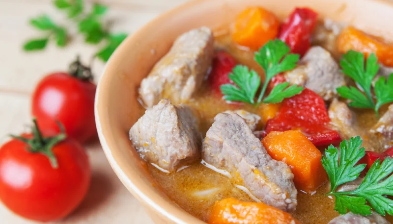 Veau mijoté aux légumes