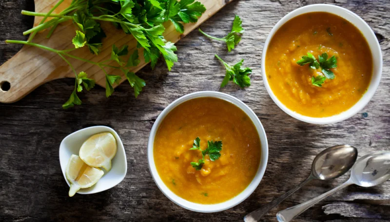Velouté onctueux de carottes au curry