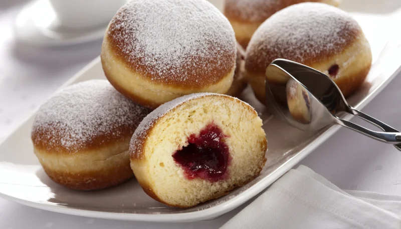 Beignets de Carnaval à la confiture