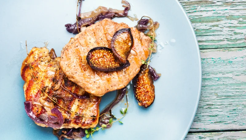Carré de porc aux figues