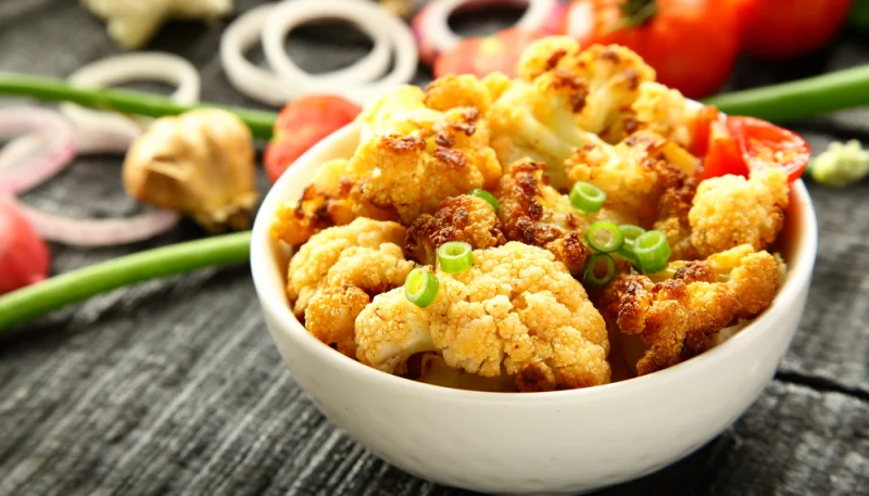 Chou-fleur rôti aux épices indiennes