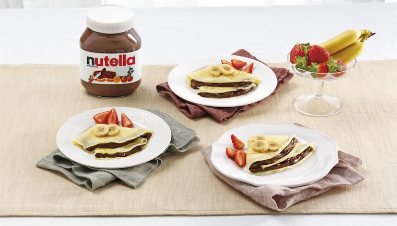 Crêpes au Nutella® et aux fruits