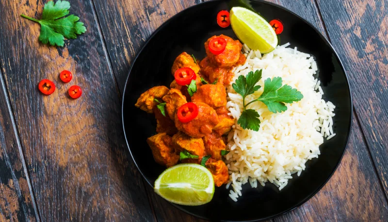 Curry de boeuf au lait de coco