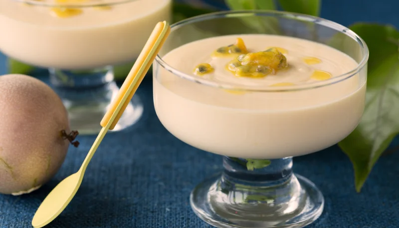 Dessert de Saint-Valentin : mousse aux fruits de la passion