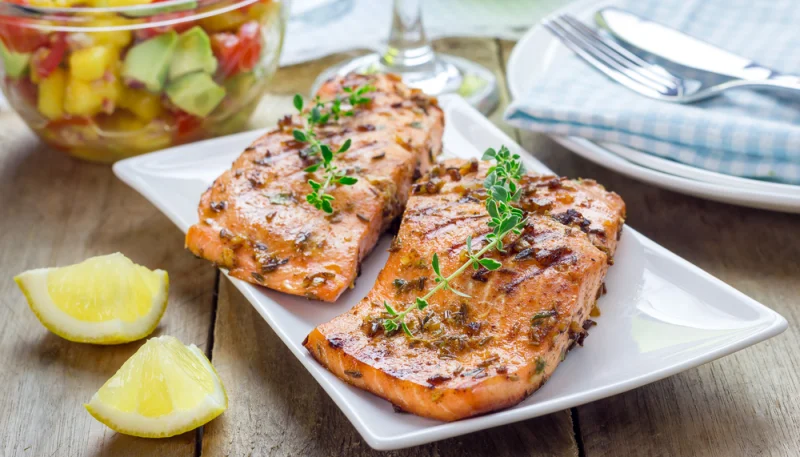 Filet de saumon au four spécial grossesse