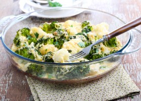 Gratin de légumes au bleu