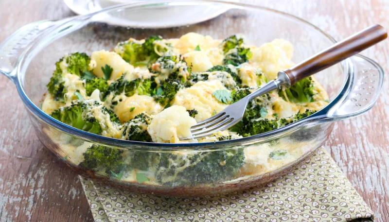 Gratin de légumes au bleu