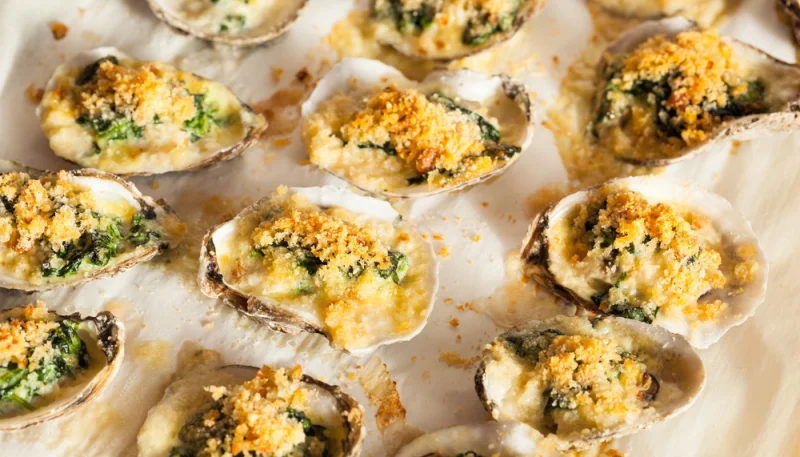 Huitres gratinées au curry