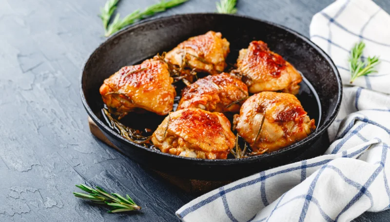 Jambonnettes de volaille au calvados