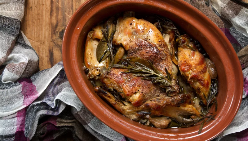 Lapin à la moutarde spécial grossesse