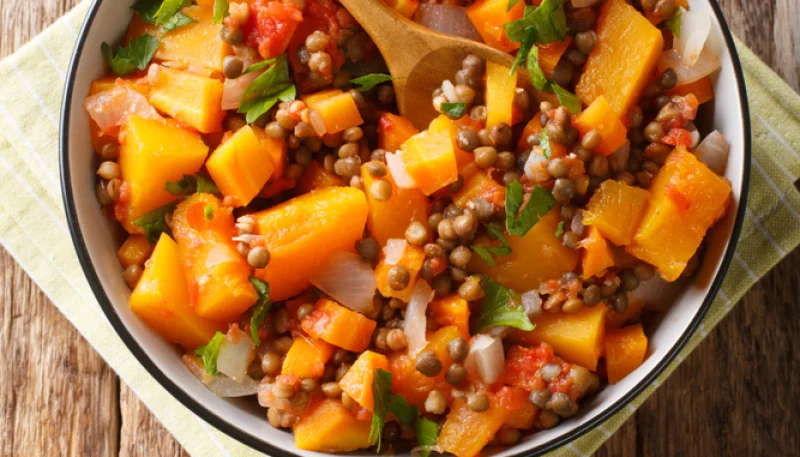 Mijoté de lentilles aux légumes