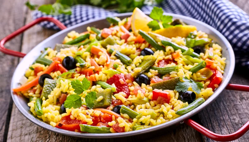 Paella végétalienne