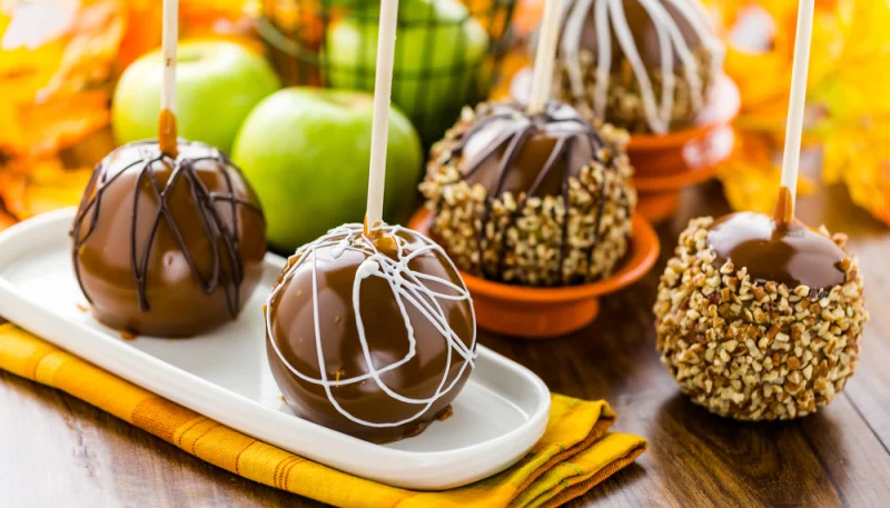 Pommes d’amour de la Saint-Valentin