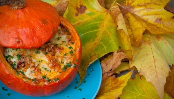 Potimarron farci au fromage