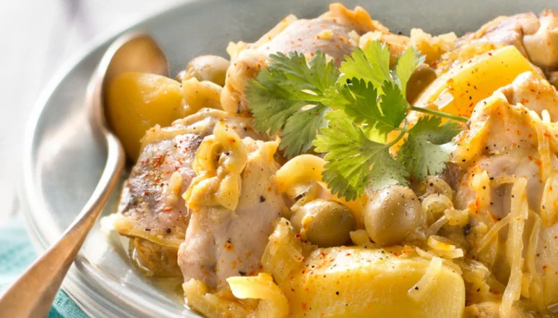 Poulet au citron et aux oignons spécial grossesse