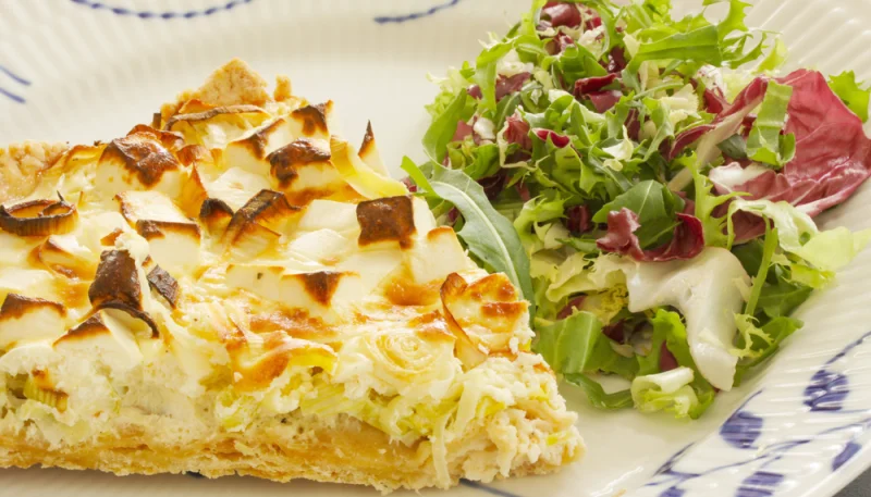 Quiche aux endives et au gorgonzola