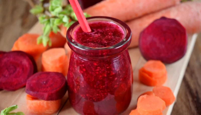 Smoothie betterave carotte vitaminé