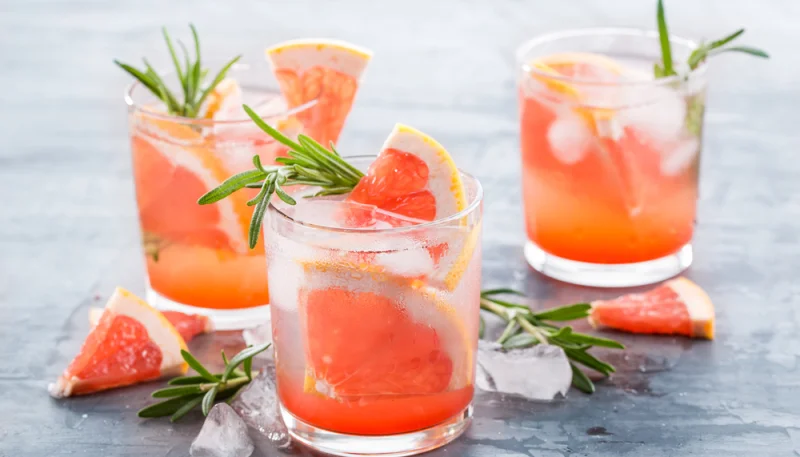 Soupe d'agrumes au sirop de gingembre