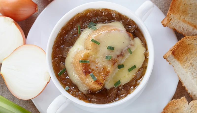Soupe gratinée à l'oignon