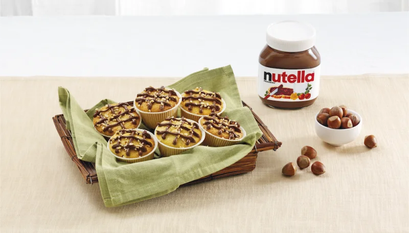 Trio de muffins fondants au Nutella®