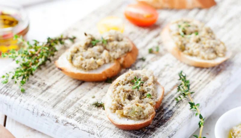 Crostini au tartare de légumes
