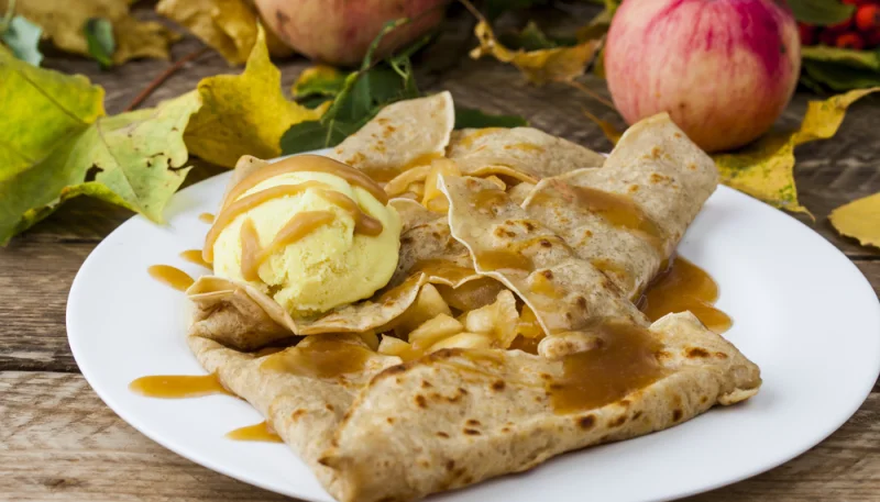 Galettes de sarrasin aux pommes