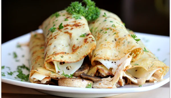 Galettes fourrées au poisson