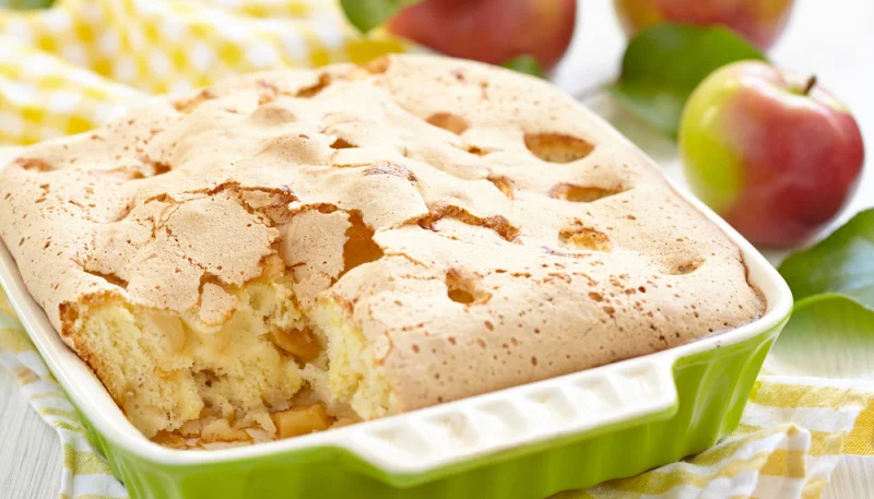 Gâteau aux pommes au micro-ondes