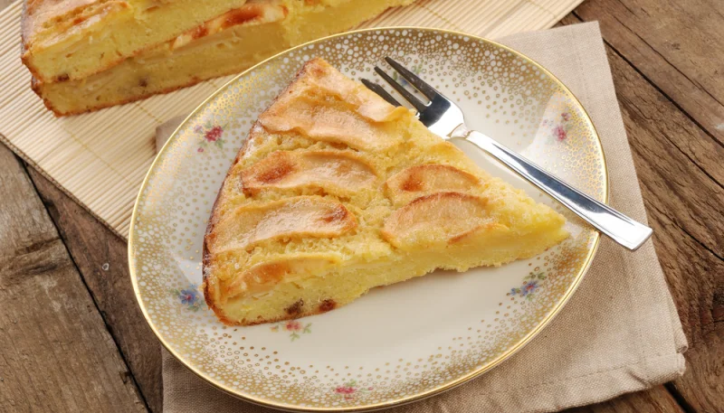 Gâteau aux pommes et mascarpone