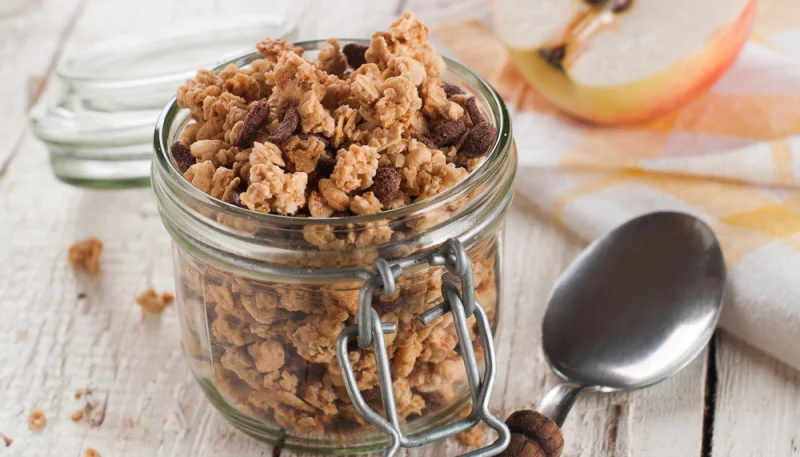 Granola aux pépites de chocolat noir