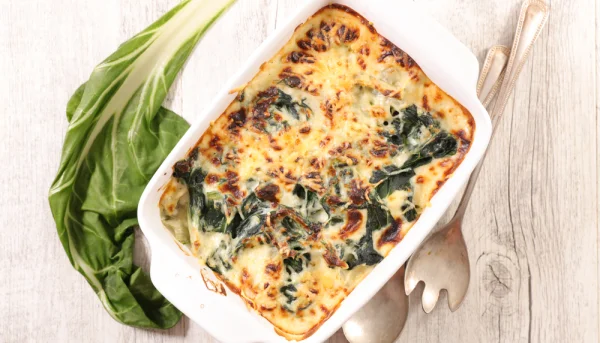 Gratin de blettes allégé
