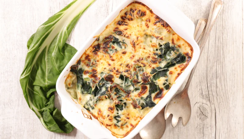 Gratin de blettes allégé