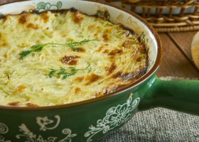 Gratin de pâtes aux blettes