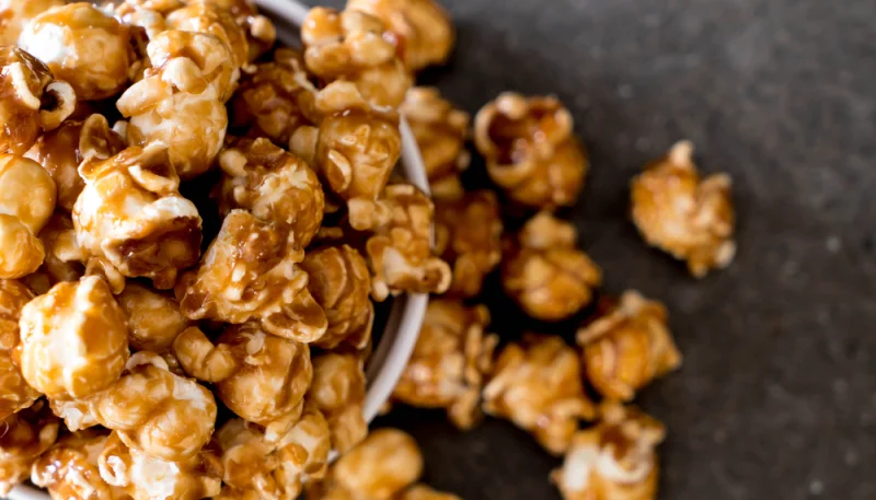 Popcorns au caramel au beurre salé