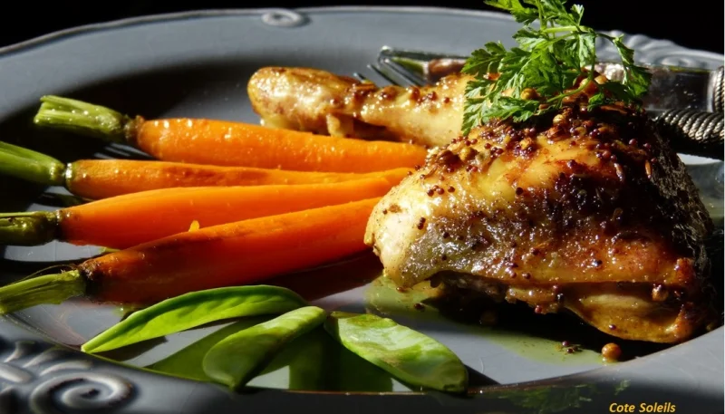 Poulet au citron et aux carottes