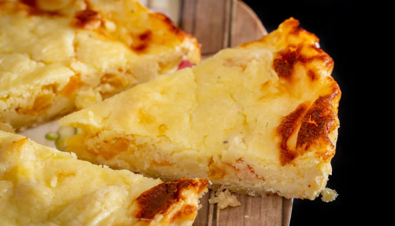 Quiche au surimi et gruyère