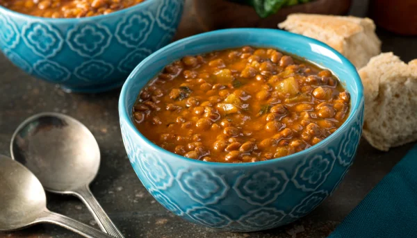 Soupe de lentilles à la crétoise
