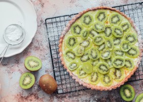 Tarte aux kiwis à la crème pâtissière
