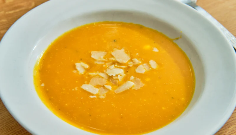 Velouté de carottes au lait d'amandes