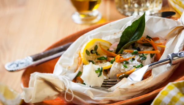 Cabillaud en papillote aux herbes de Provence