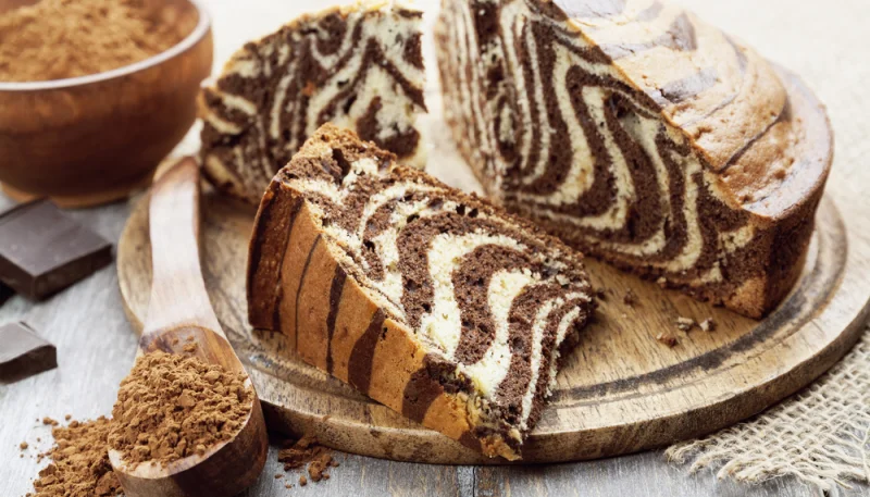 Gâteau zébré pour enfants