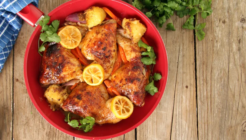 Poulet à la coriandre et au citron