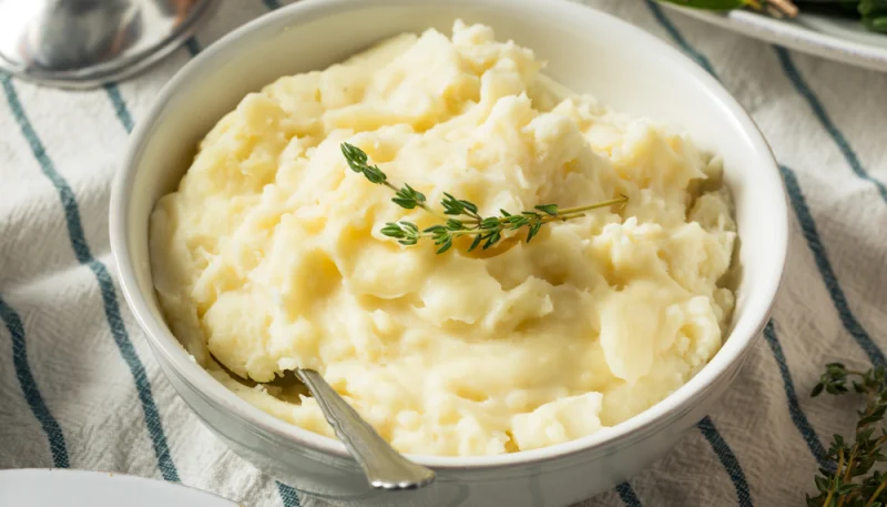 Purée au gorgonzola