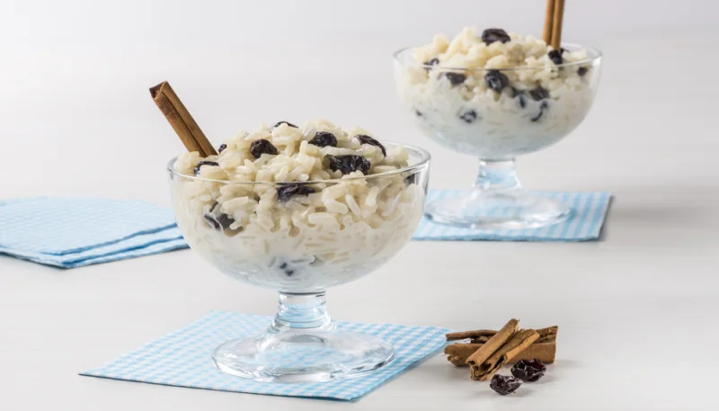 Riz au lait aux mûres