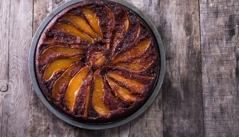 Tarte amandes poires chocolat facile