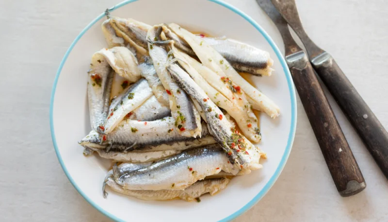 Anchois marinés