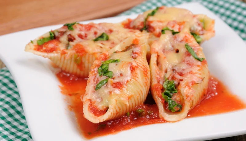 Conchiglioni farcis à la morue
