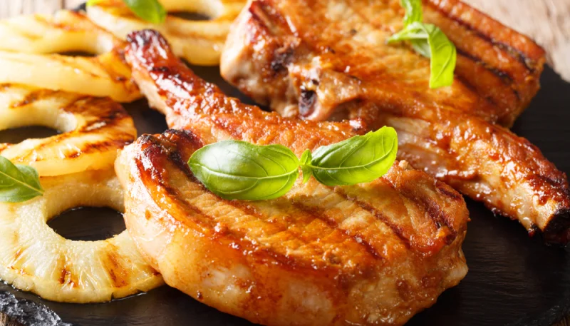 Filet de porc au gingembre et à l'ananas