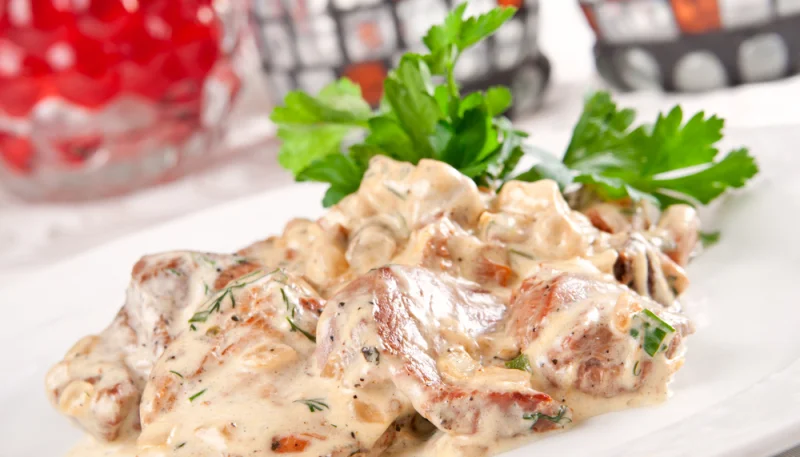 Filet mignon de porc à la crème